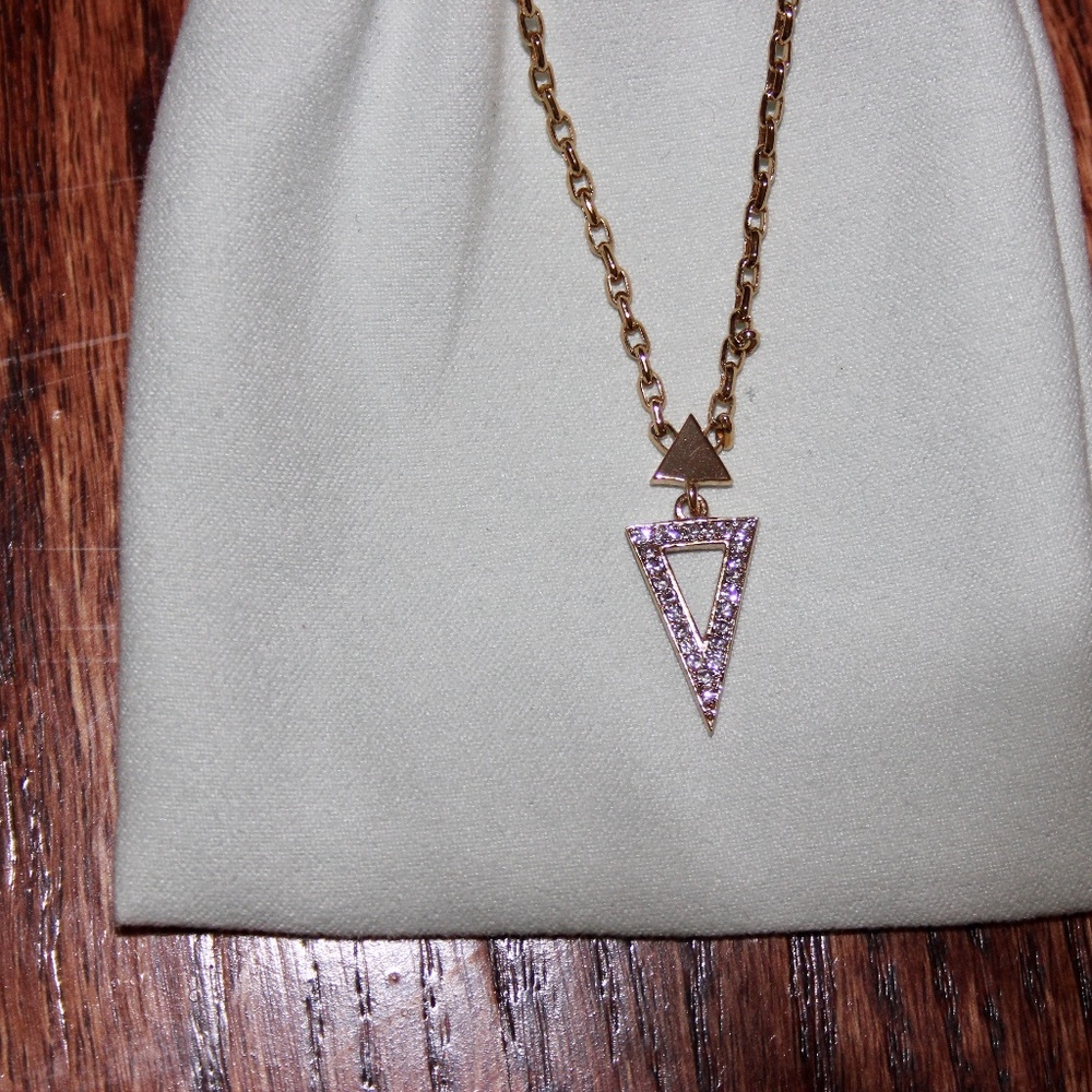 C. Wonder Gold Triangle Necklace